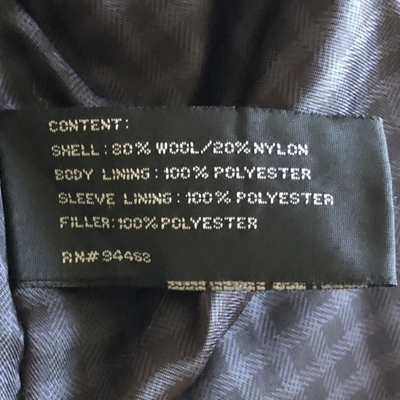 Claiborne Italian wool blend coat - Picture 4 of 10